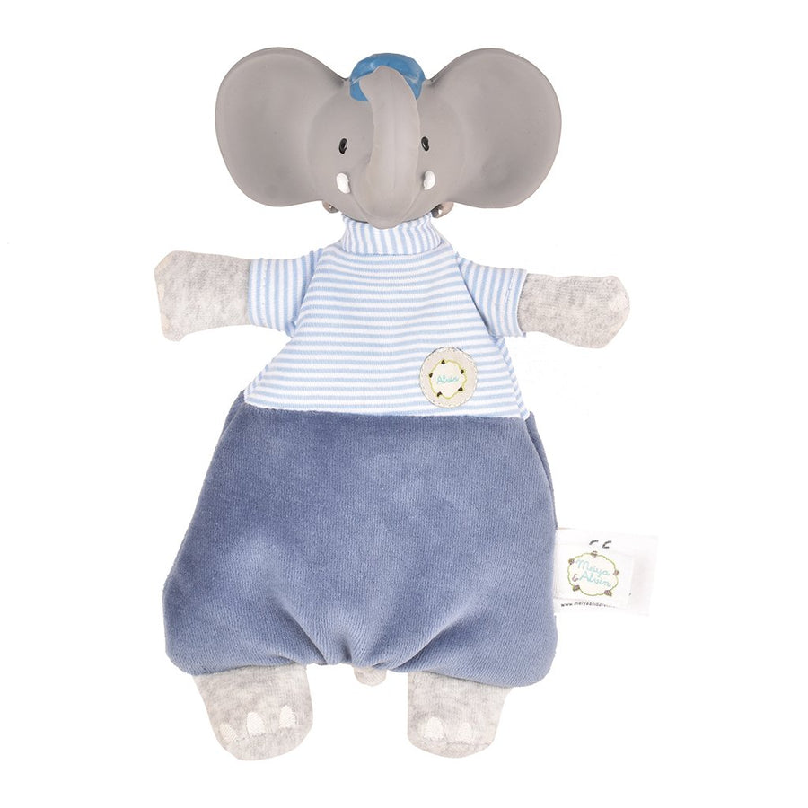 Alvin the Elephant Baby Lovey - Tikiri Toys