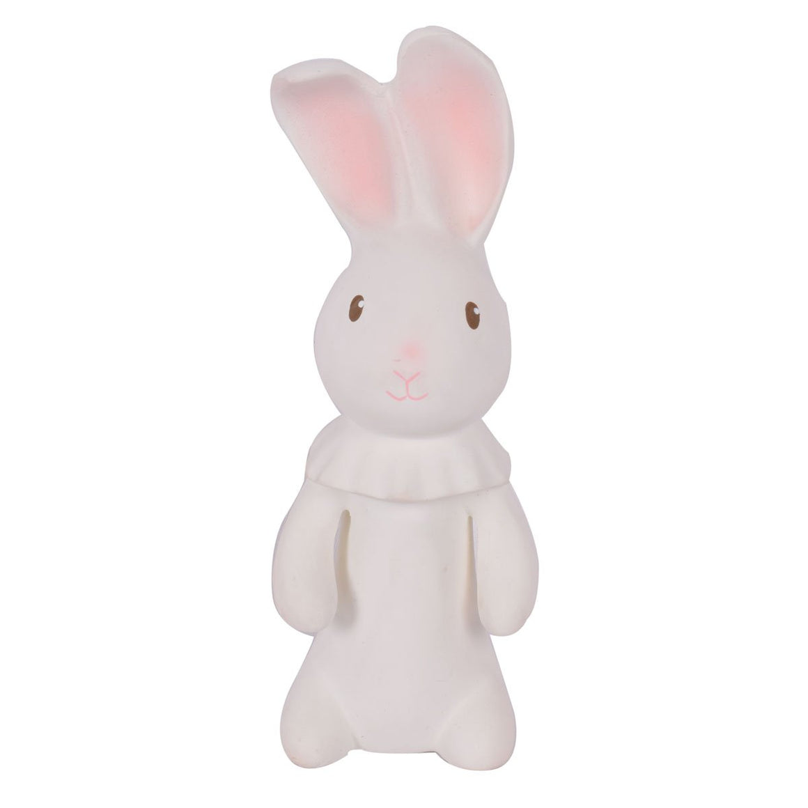 Havah the Bunny all Rubber Baby Squeaker - Tikiri Toys