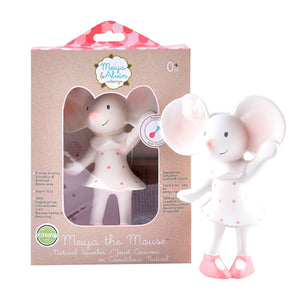 Meiya the Mouse all Rubber Baby Squeaker - Tikiri Toys