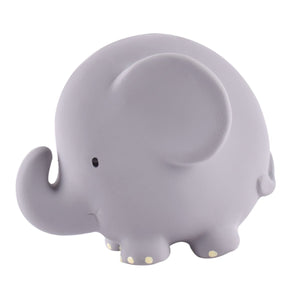 Elephant - Natural Rubber Baby Rattle & Bath Toy - Tikiri Toys