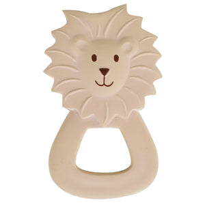 Lion  - Natural Rubber Baby Teether - Tikiri Toys