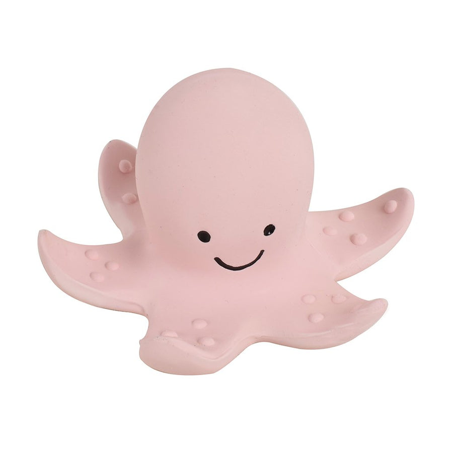 Octopus - Natural Rubber Baby Rattle & Bath Toy - Tikiri Toys